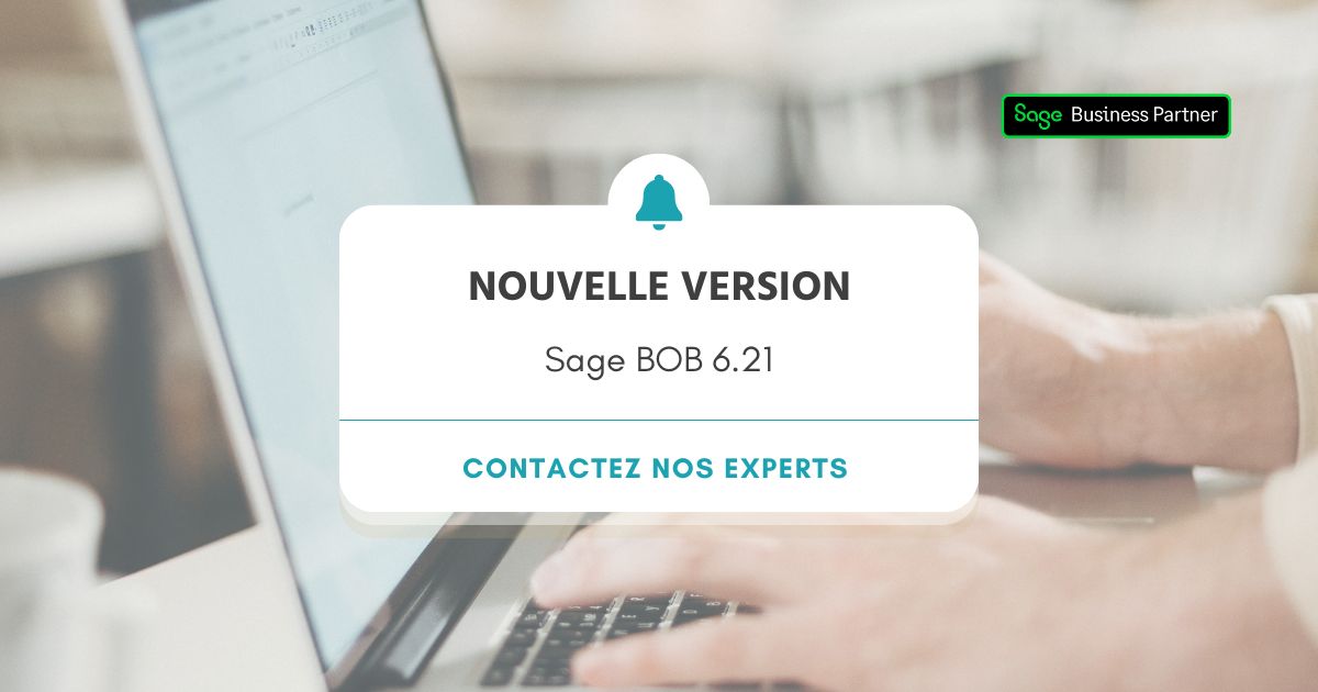 Logiciel comptable Sage BOB - nouvelle version 6.21